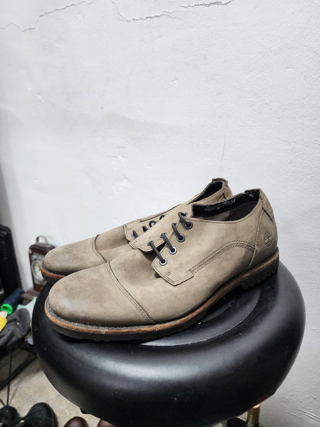 팀버랜드 스웨이드 더비슈즈 상품이미지1