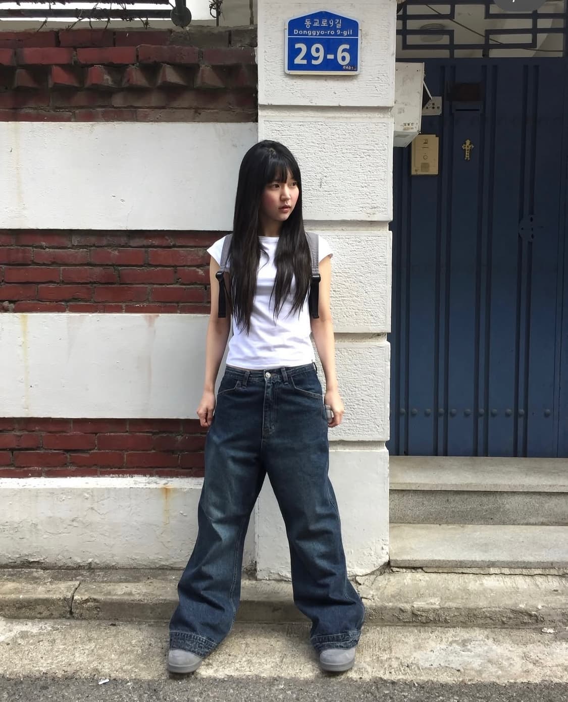 038 CAP SLEEVE T-SHIRT WHITE 상품이미지4