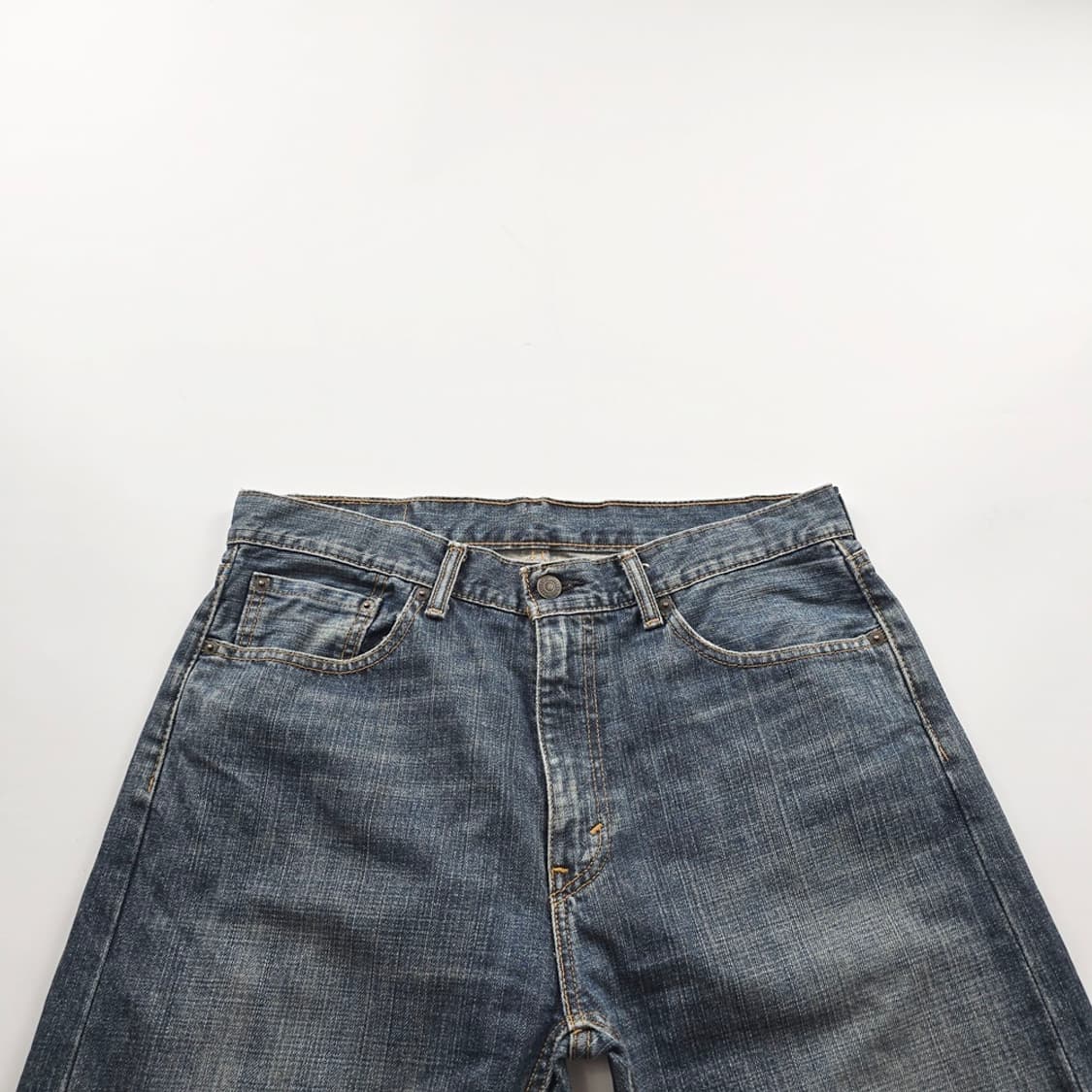 리바이스 505 청바지 일자 데님 사이즈33 R5322 상품이미지5