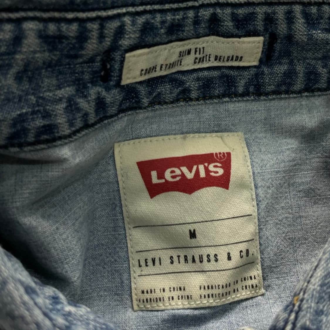 95 리바이스 웨스턴 데님 셔츠  상품이미지3