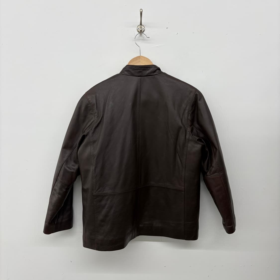 LIEOBEN 소가죽 브라운 자켓 여성 M 상품이미지5