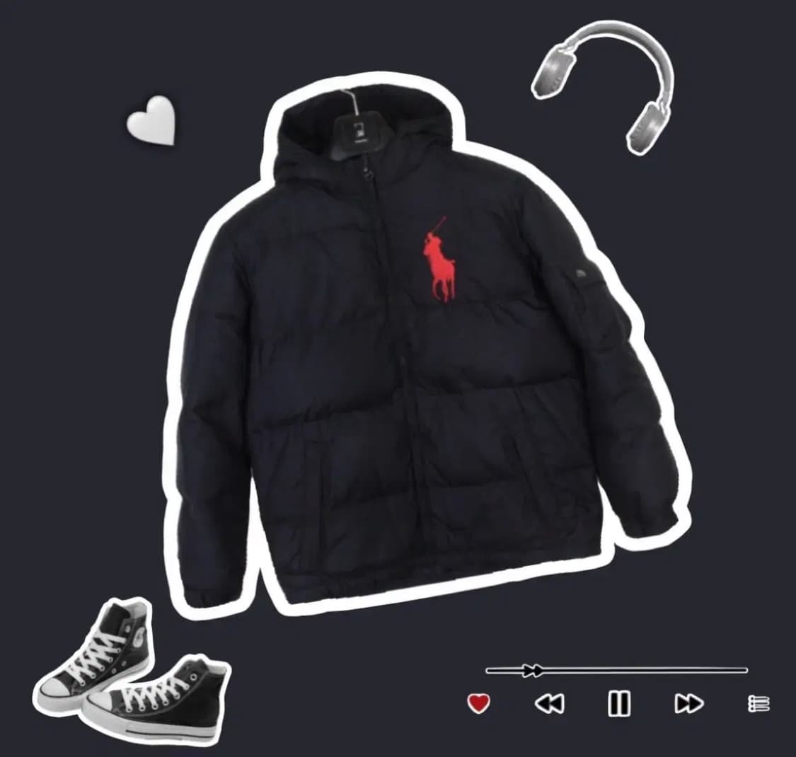 폴로랄프로렌 빅포니 딥네이비 저렴 패딩 상품이미지1