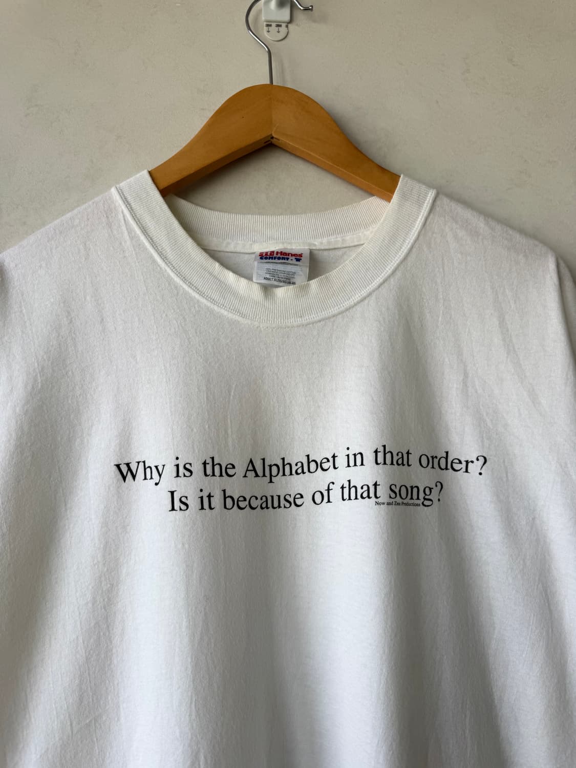 Vtg Alphabet Humor Tee 상품이미지2