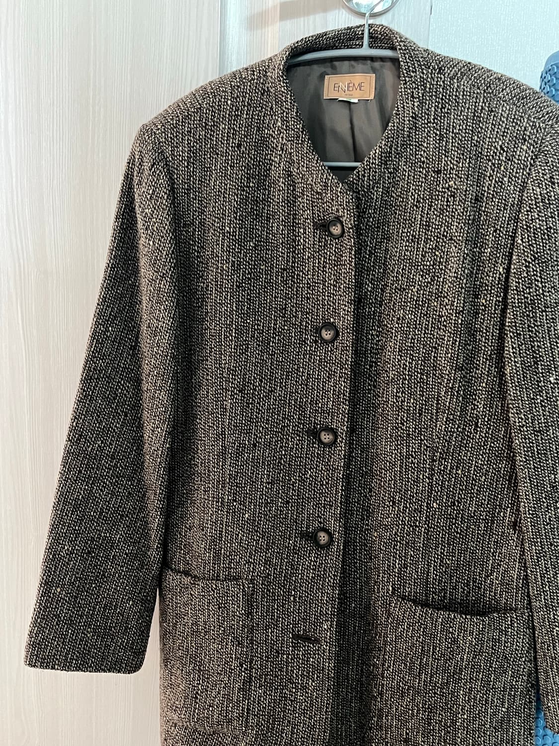 (빈티지) 노카라 울 자켓 상품이미지2