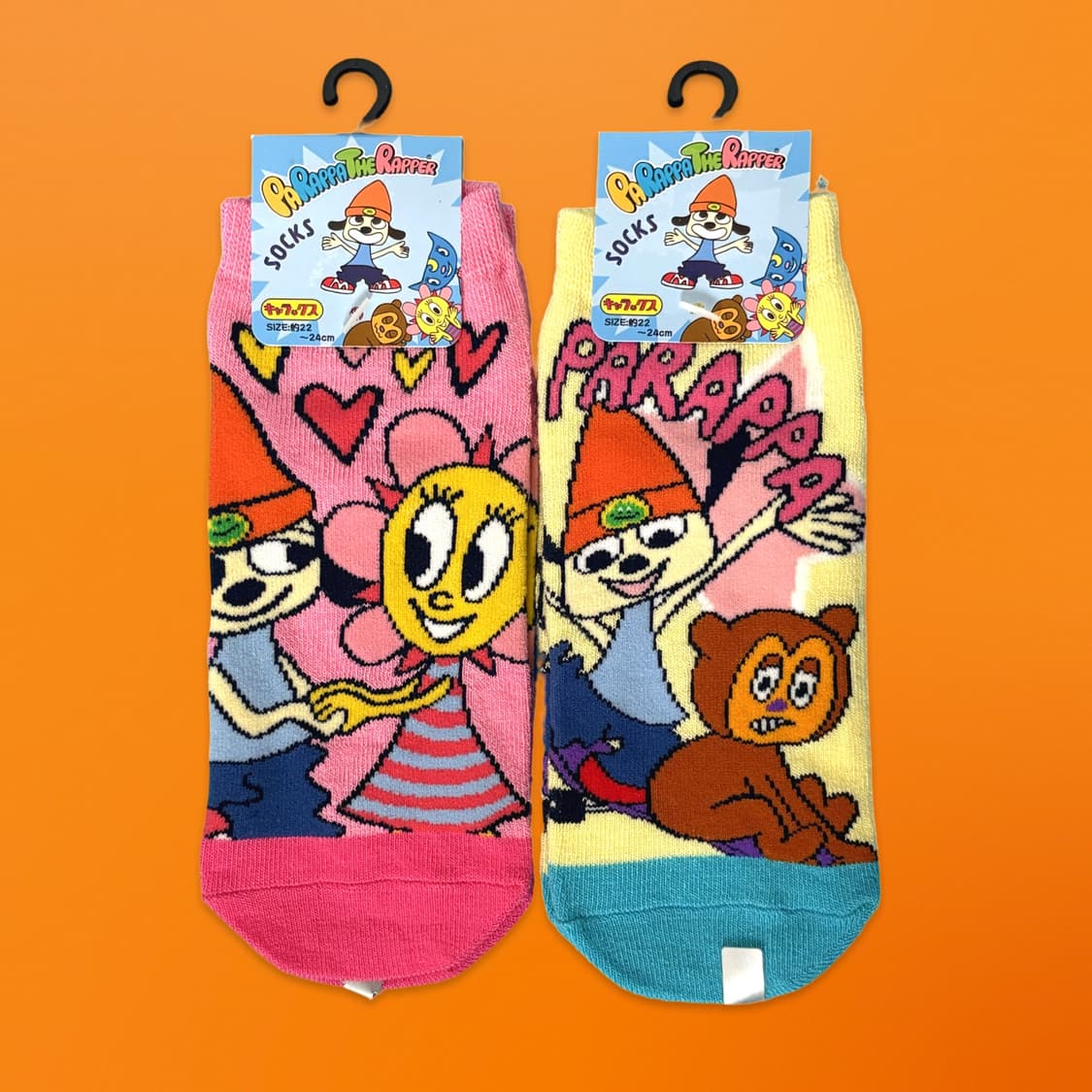 파라파더래퍼 양말굿즈 4개 세트_여성용 상품이미지2