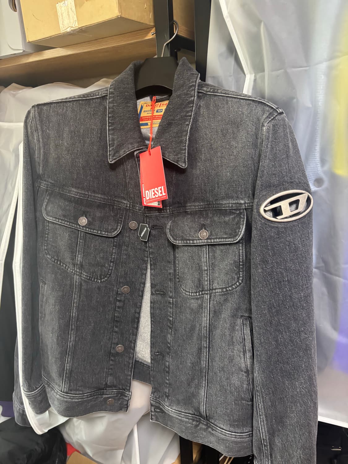 디젤 청자켓 새상품 m 상품이미지3