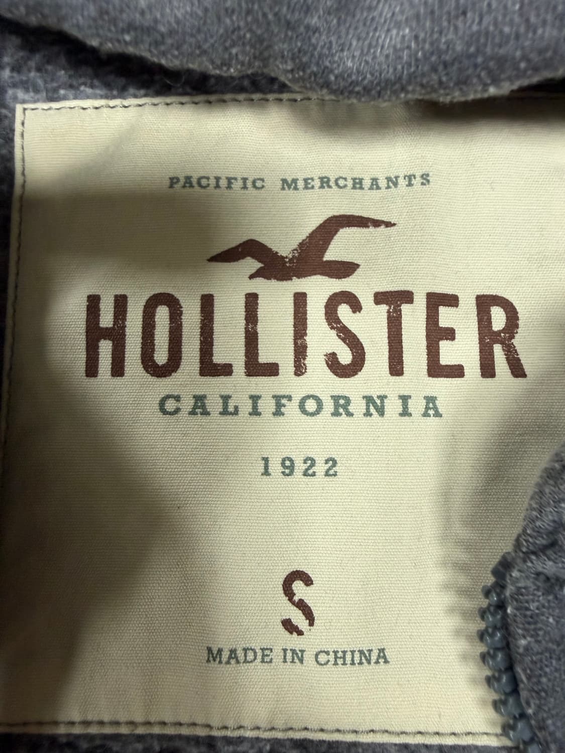 홀리스터 그레이 후드집업 s 상품이미지3