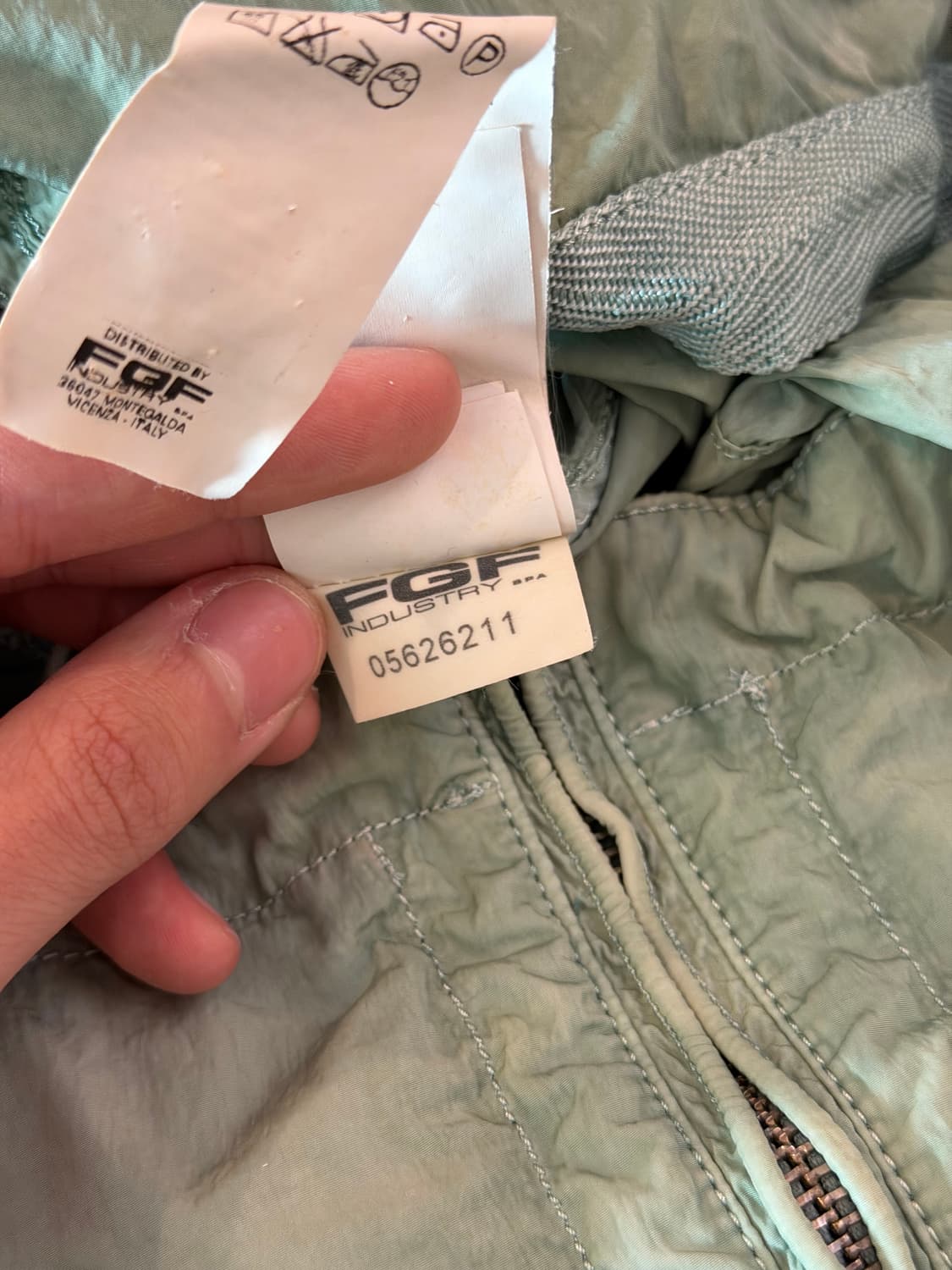 CP 컴퍼니 나일론 바람막이 자켓 민트그린 상품이미지10