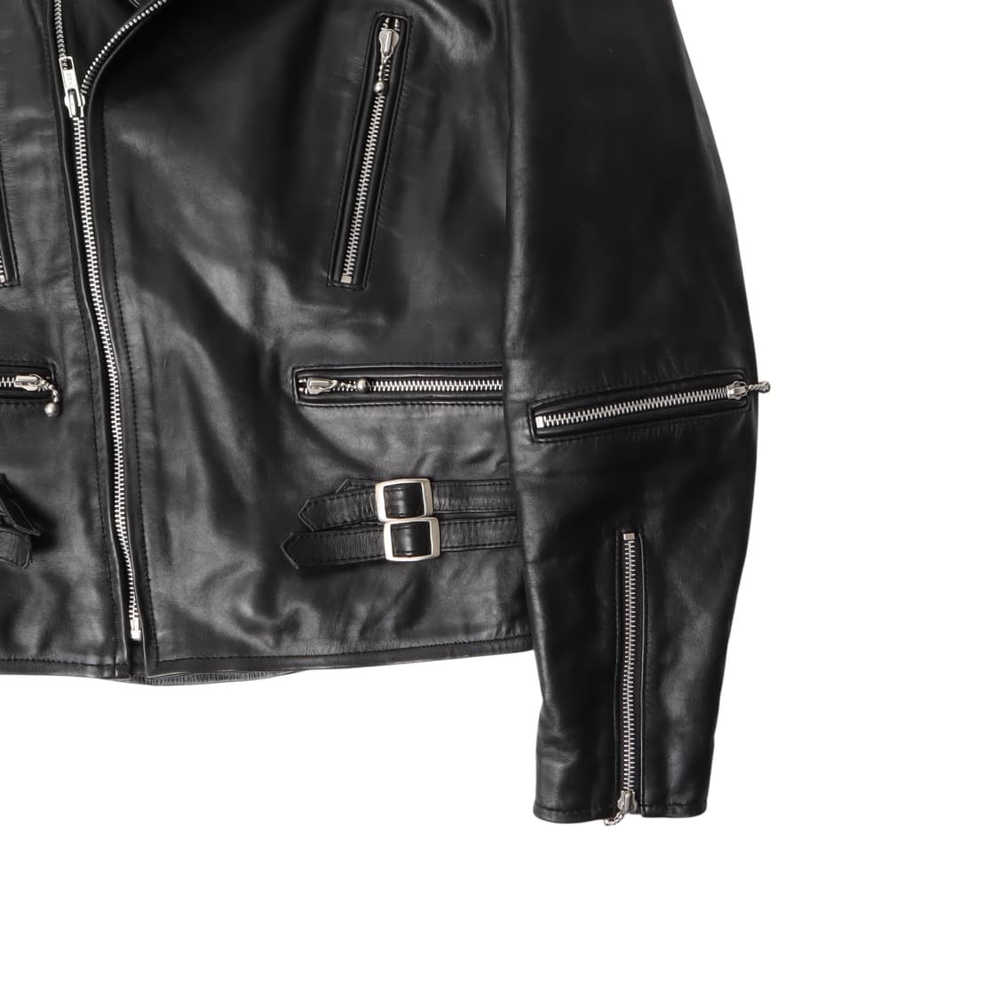 Horn works jpn 카우레더 라이더 바이커 자켓 상품이미지4