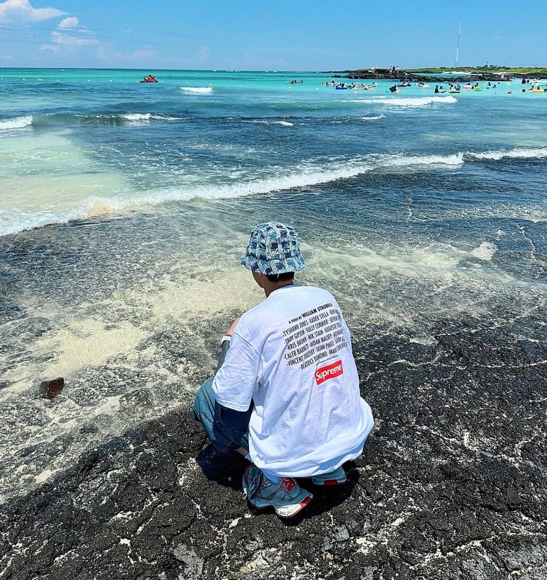 슈프림 패치워크 크러셔 햇 M/L 새상품 상품이미지1