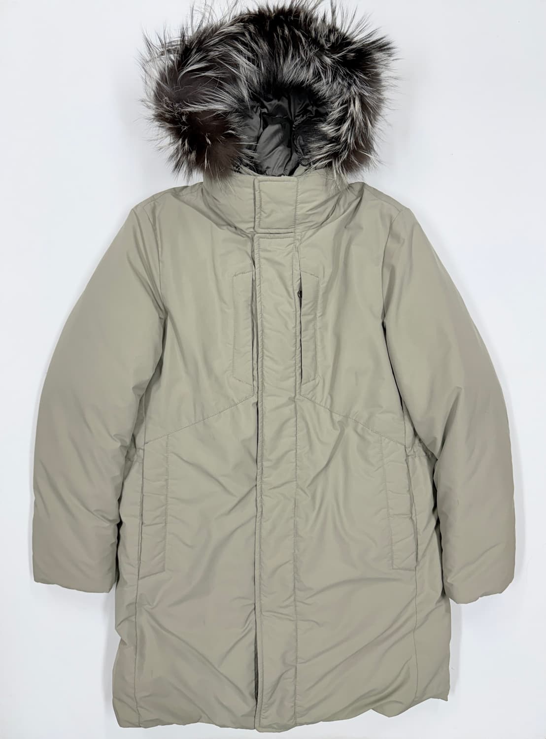 앤드지 폭스퍼 구스 맥스다운 롱패딩 상품이미지1