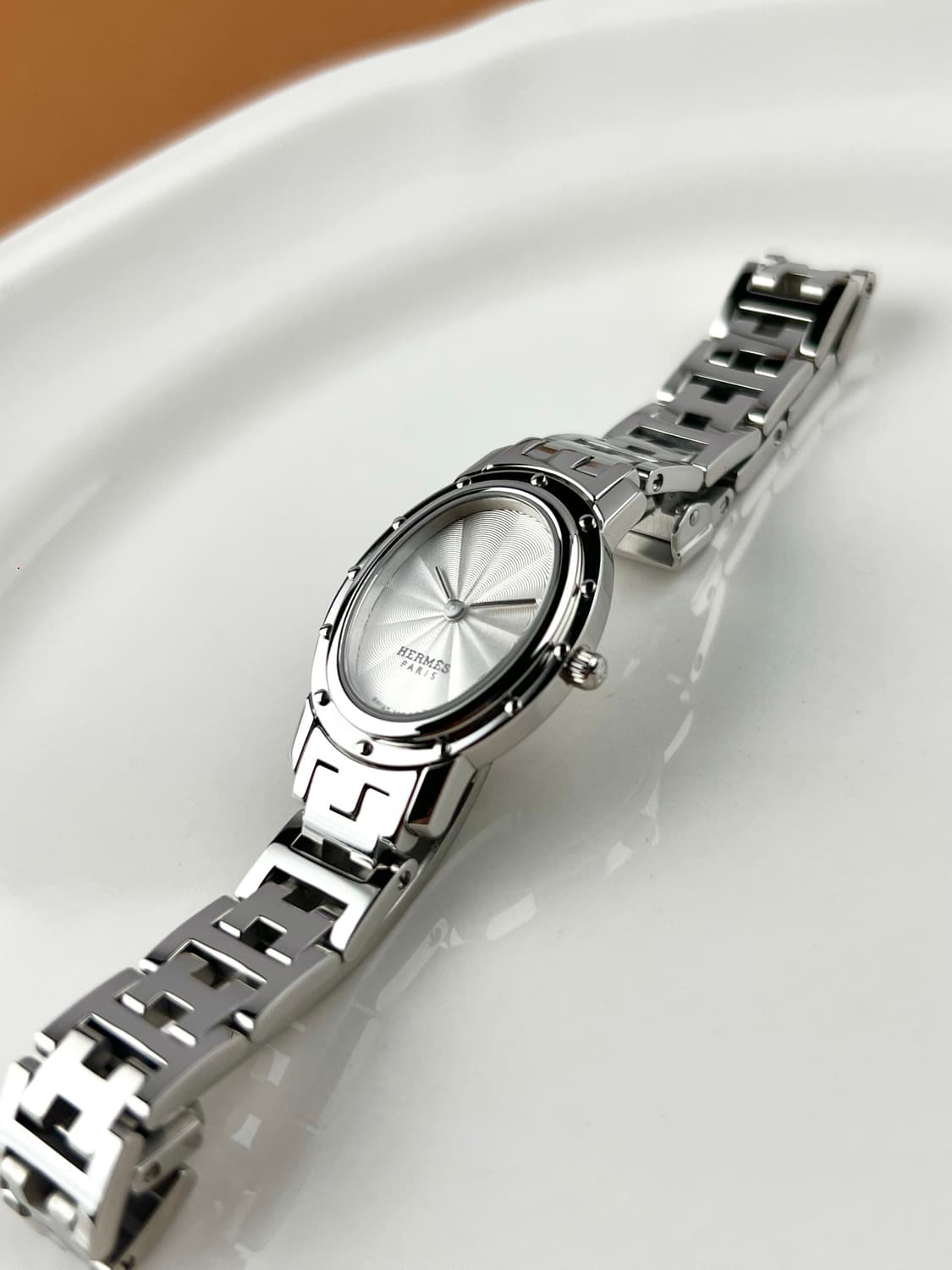 HERMES clipper oval steel watch 상품이미지6