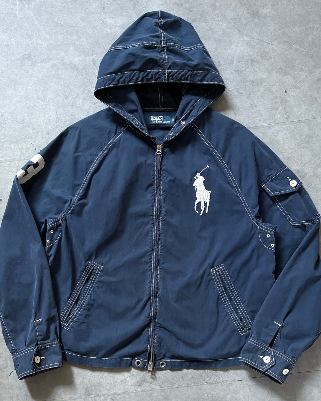 Polo 폴로 랄프로렌 빅포니 코튼 후드 자켓  상품이미지1