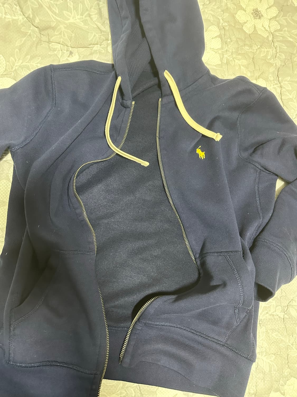 폴로 후드집업 네이비 s 상품이미지4