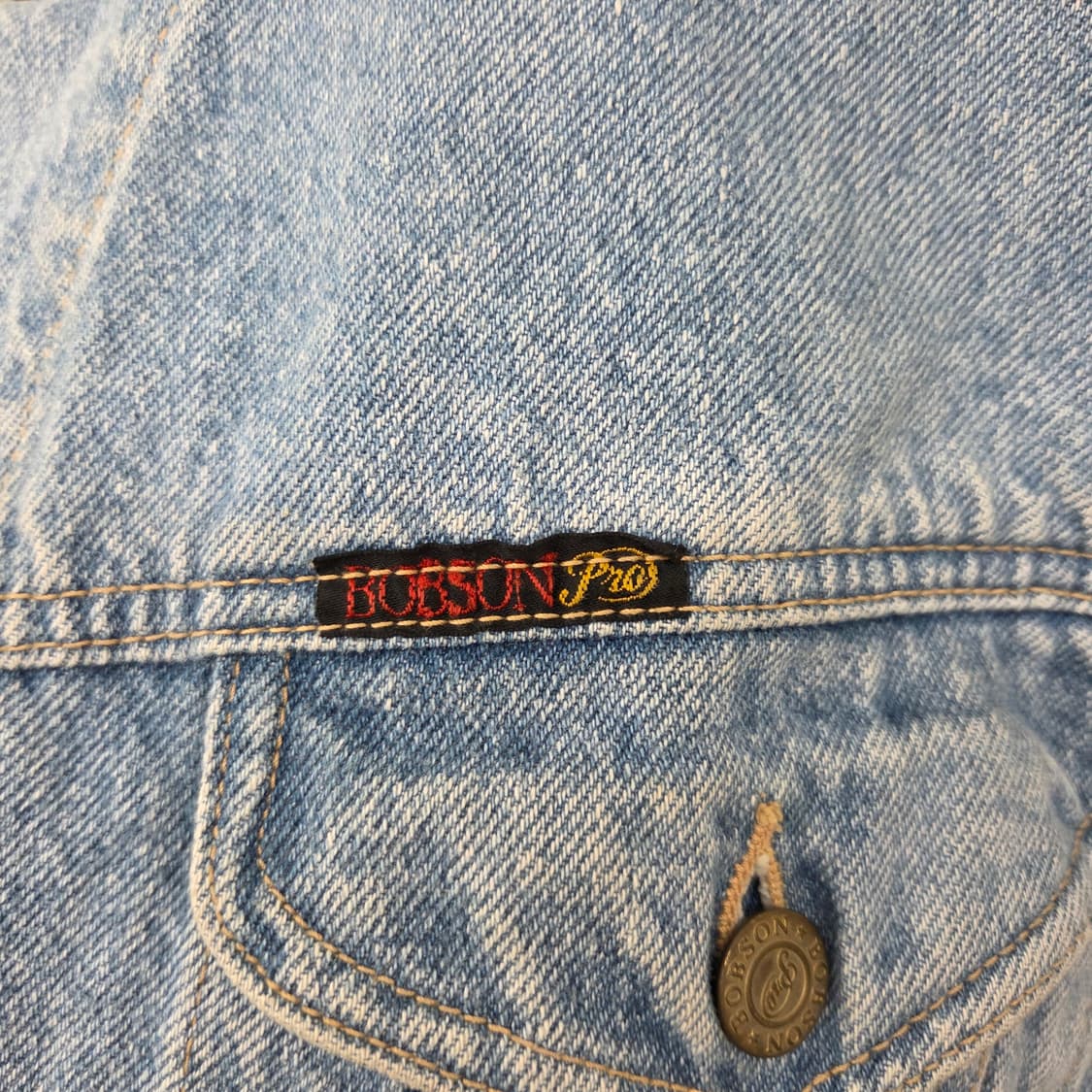 BOBSON 밥슨 청 데님 자켓 여L 상품이미지4