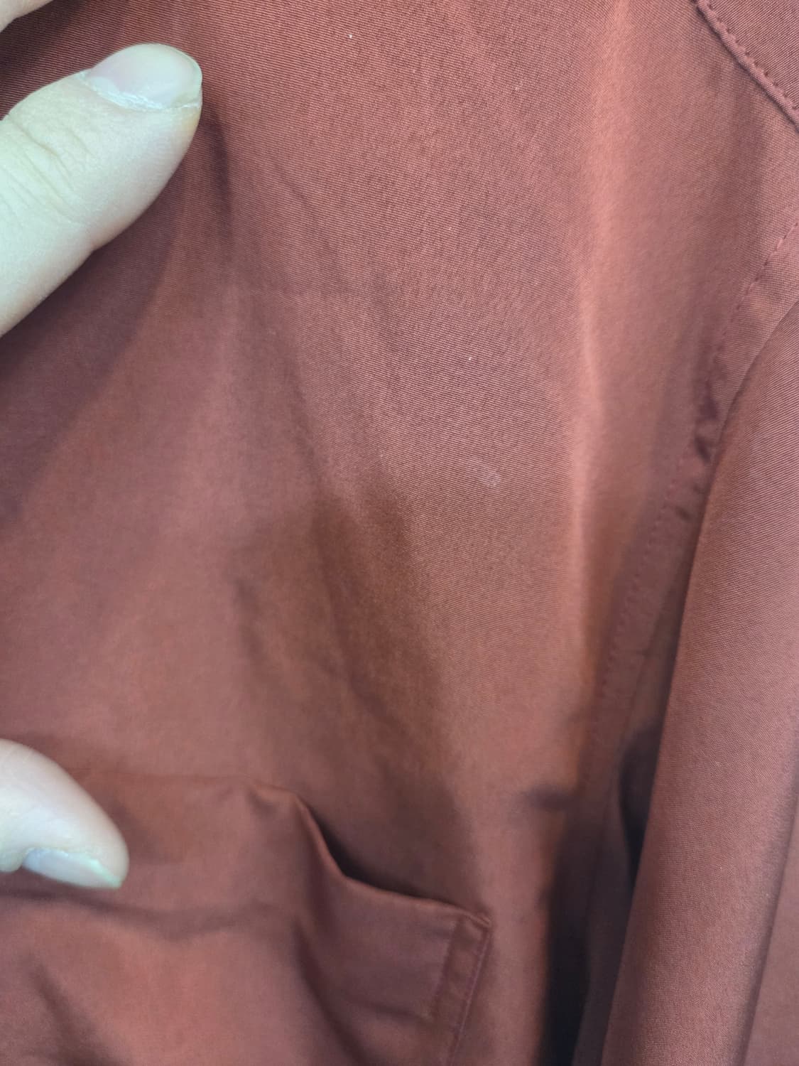 입생로랑 올드스쿨 빈티지 셔츠긴팔 버건디 m 상품이미지7