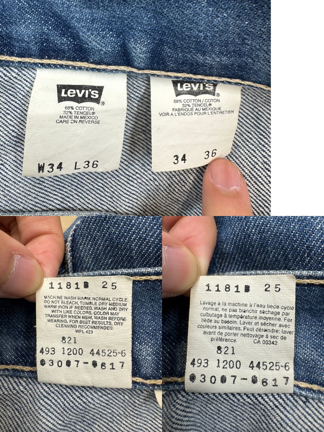 리바이스 2000‘s 엔지니어드 진스 데님 팬츠 상품이미지6