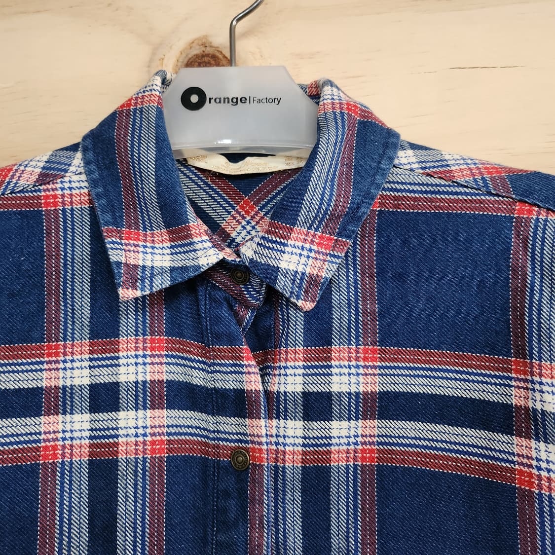 119) 자라 ZARA 데님 체크 남방 상품이미지3