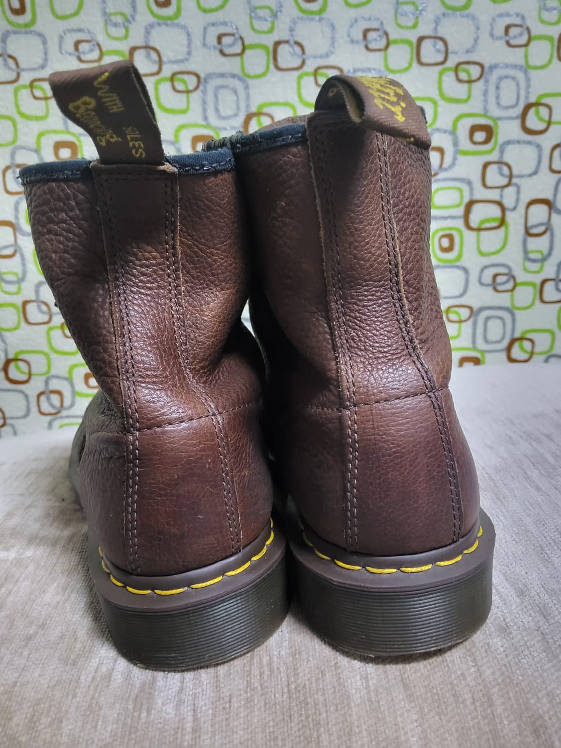 닥터마틴1460 모델 8홀 280사이즈 브라운  상품이미지4