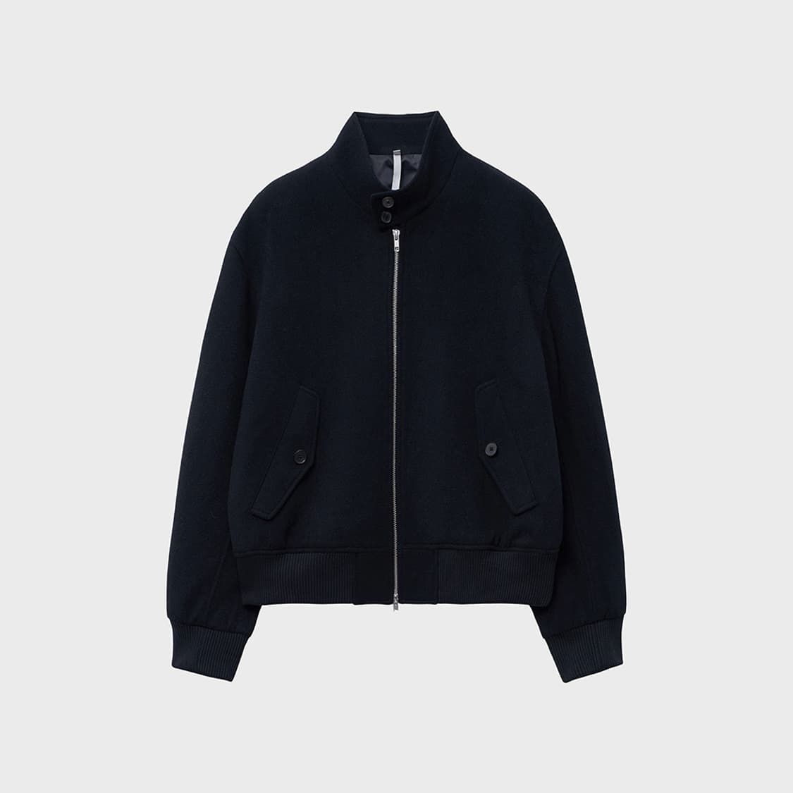 노이어 울 해링턴 자켓 블랙 상품이미지2