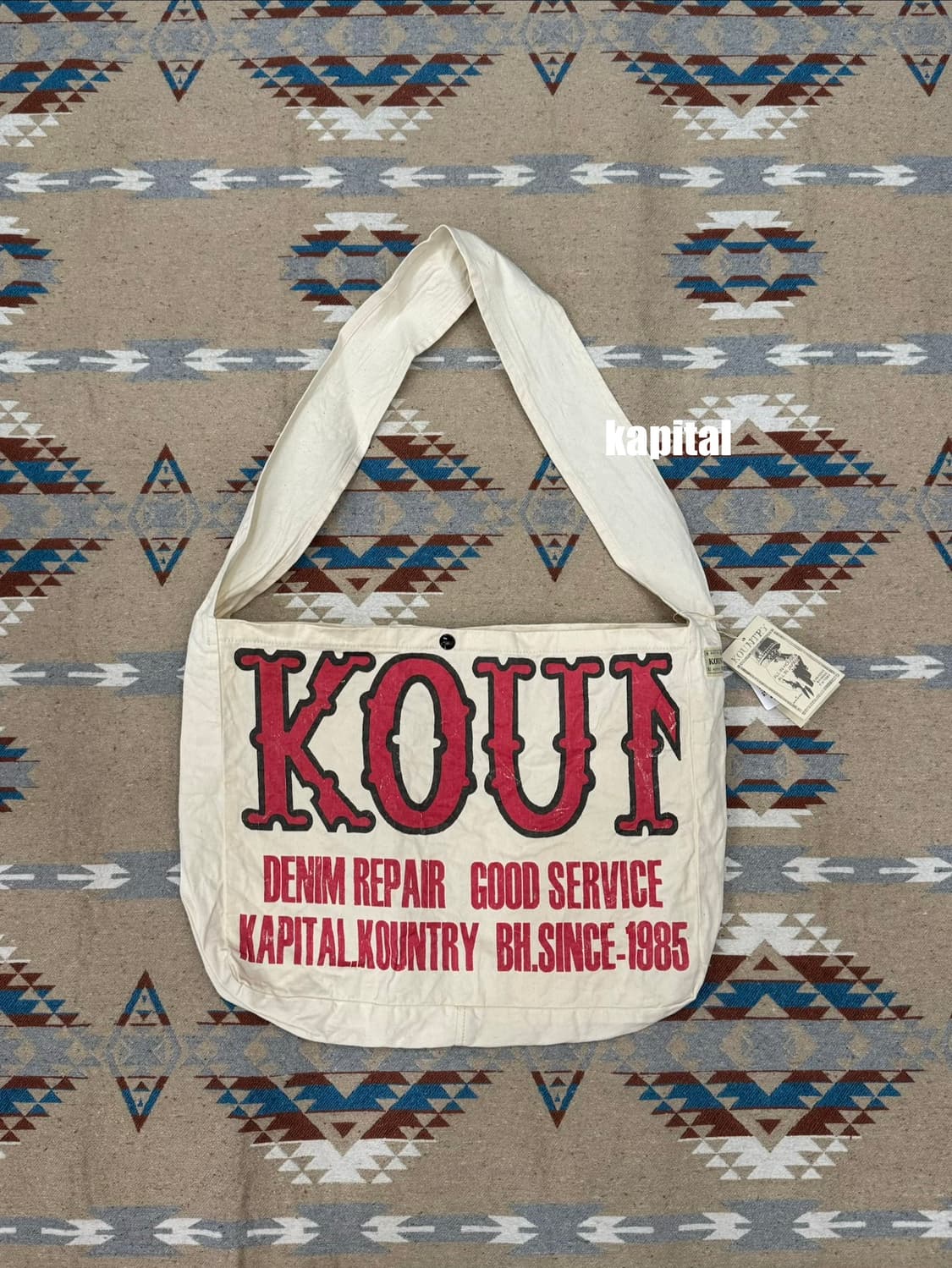 [OS] 캐피탈 코튼 트윌 컨트리 팩토리 북 백 키나리 상품이미지1