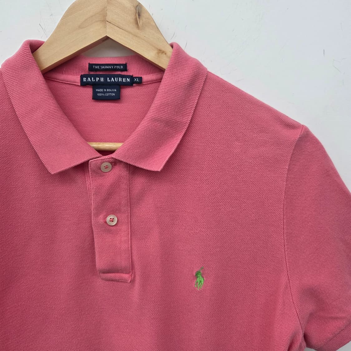폴로 랄프로렌 핑크 반팔 폴로티 여XL 상품이미지3