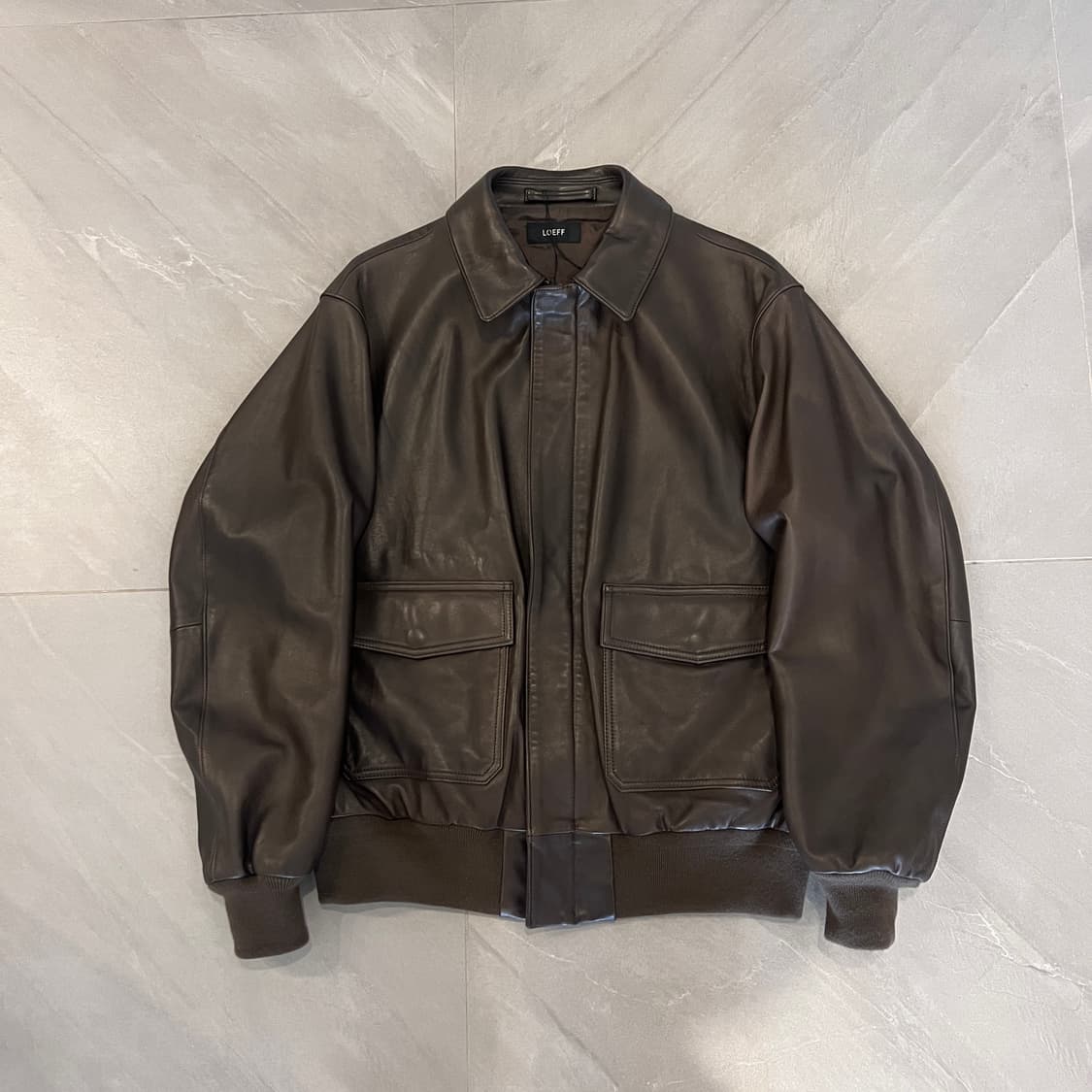 Loeff / A-2 레더자켓 다크브라운 / M 상품이미지6