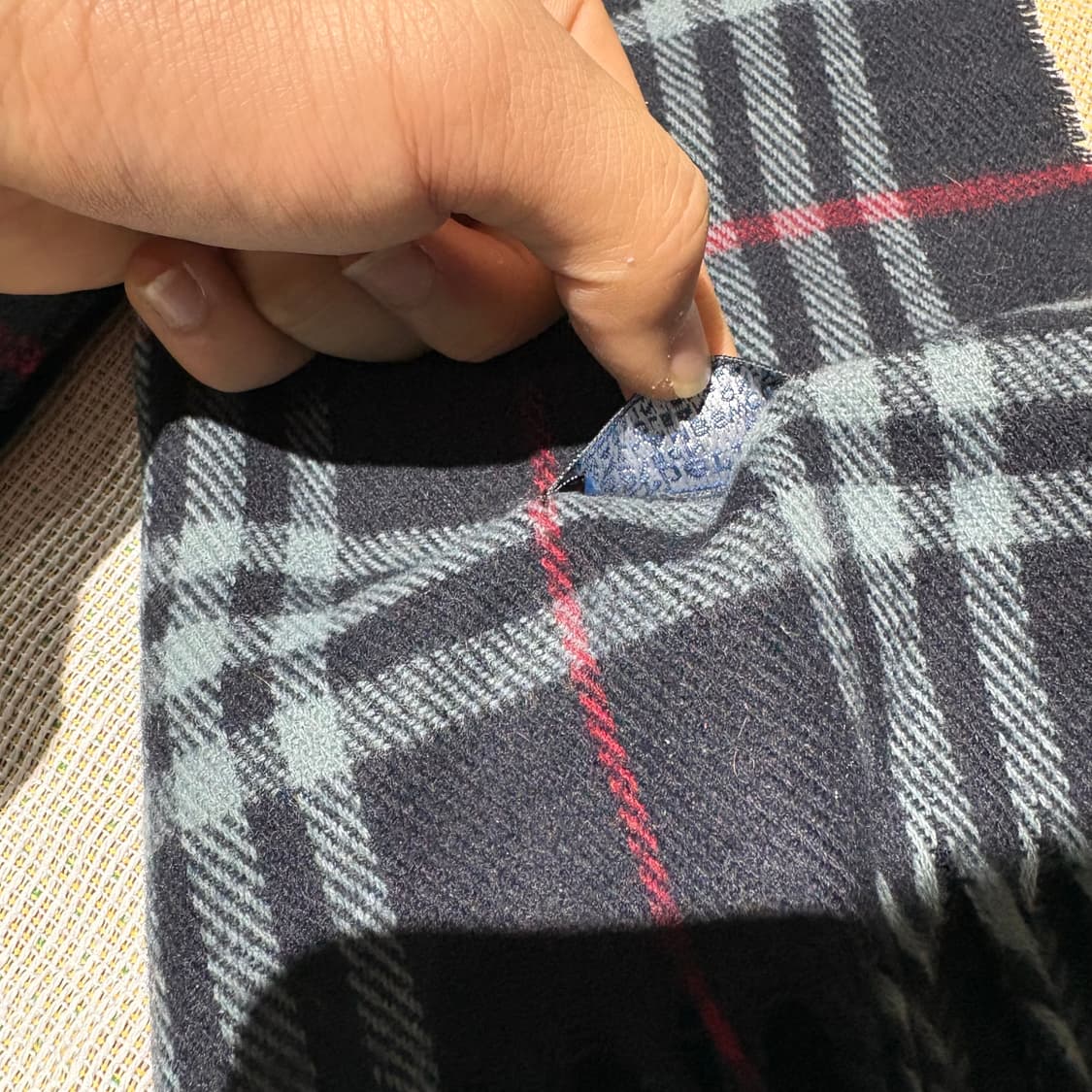 버버리 빈티지 채크패턴 머플러 상품이미지3