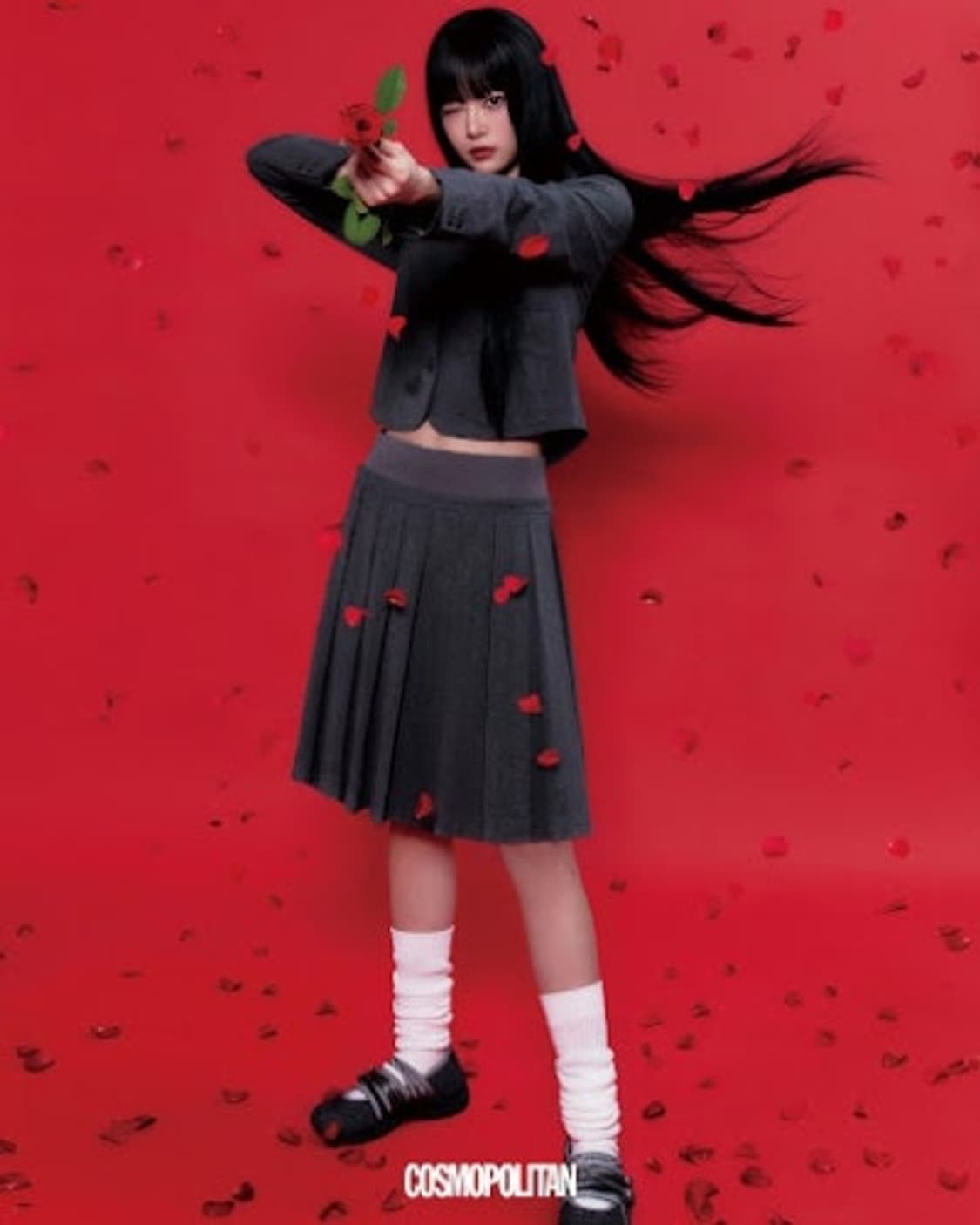 코이세이오 더블 웨이스트 플리츠 스커트 1 상품이미지2