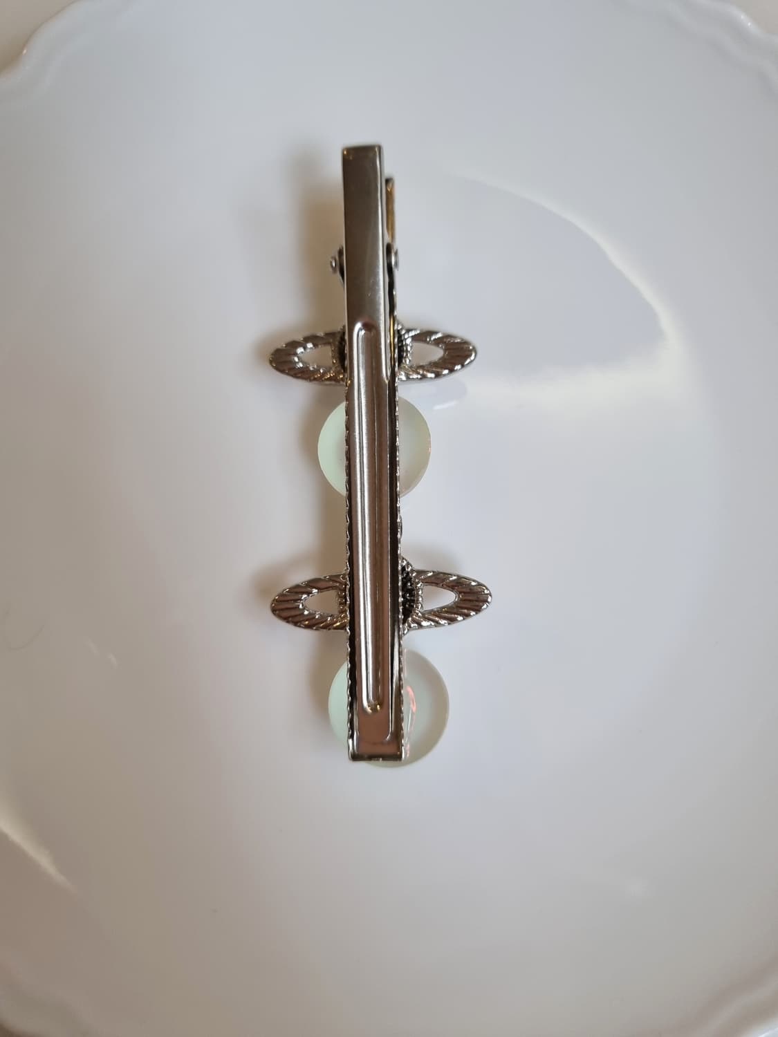 비비안웨스트우드 업사이클링 헤어 클립 핑크 상품이미지4