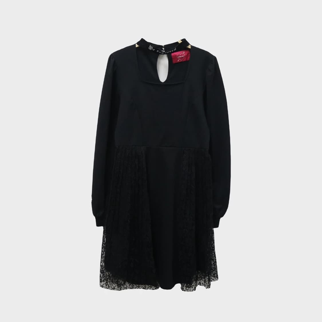 JAMIE 오네갸루 초커 넥 레이스 원피스 62122 상품이미지1