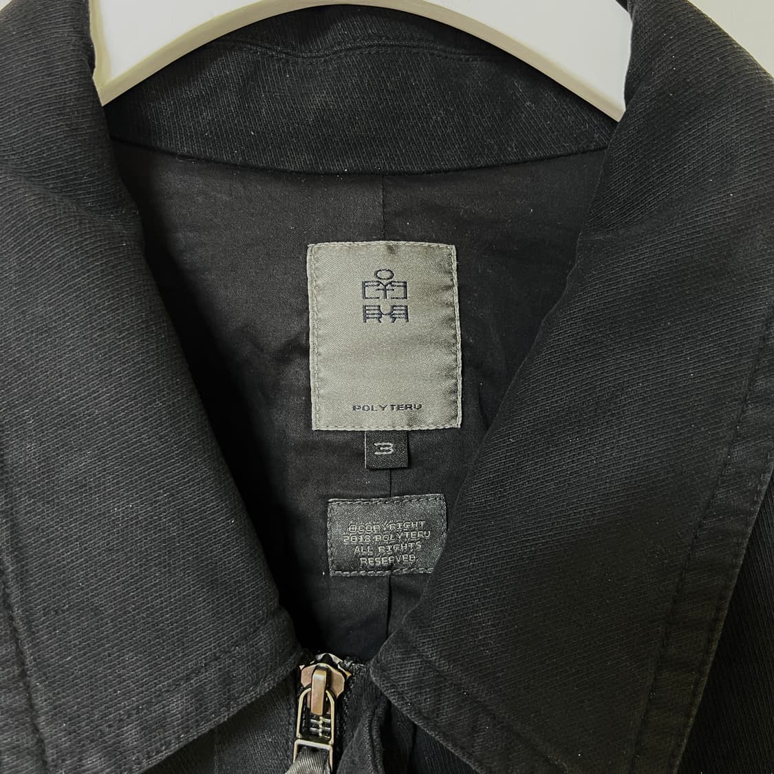 폴리테루 hvc 라이더 자켓 3사이즈 블랙 상품이미지4