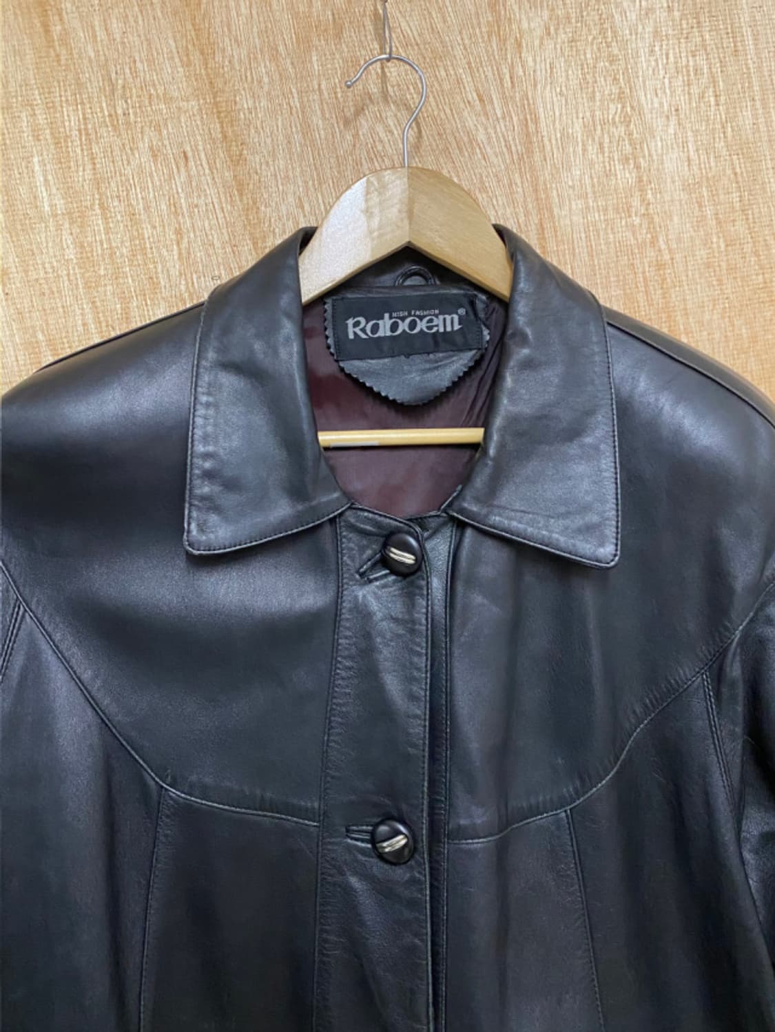VTG western leather coat 웨스턴 레더 코트 상품이미지5