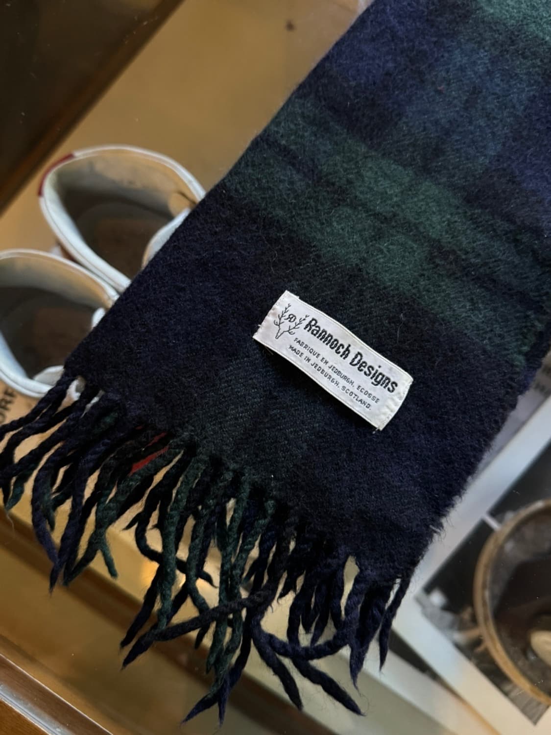 RANNOCH DESIGNS 블랙와치 램스울 머플러 상품이미지4