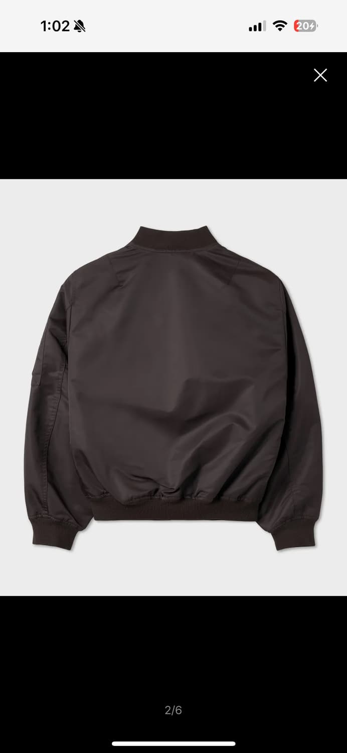 라프시몬스 로고 봄버 자켓 36 상품이미지2