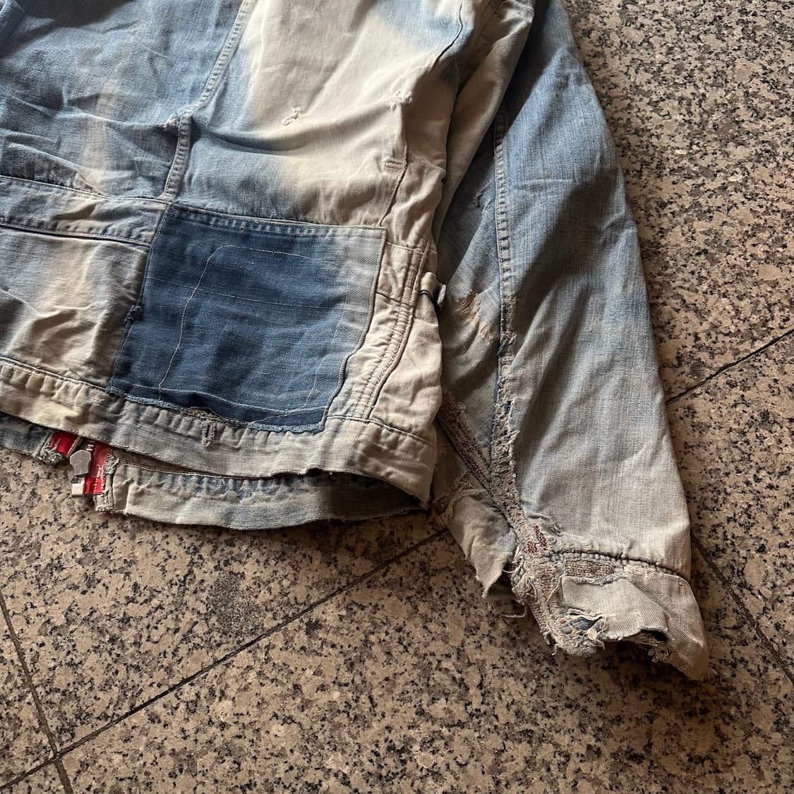 50s Key Imaprial Thrashed Denim Jacket 상품이미지10