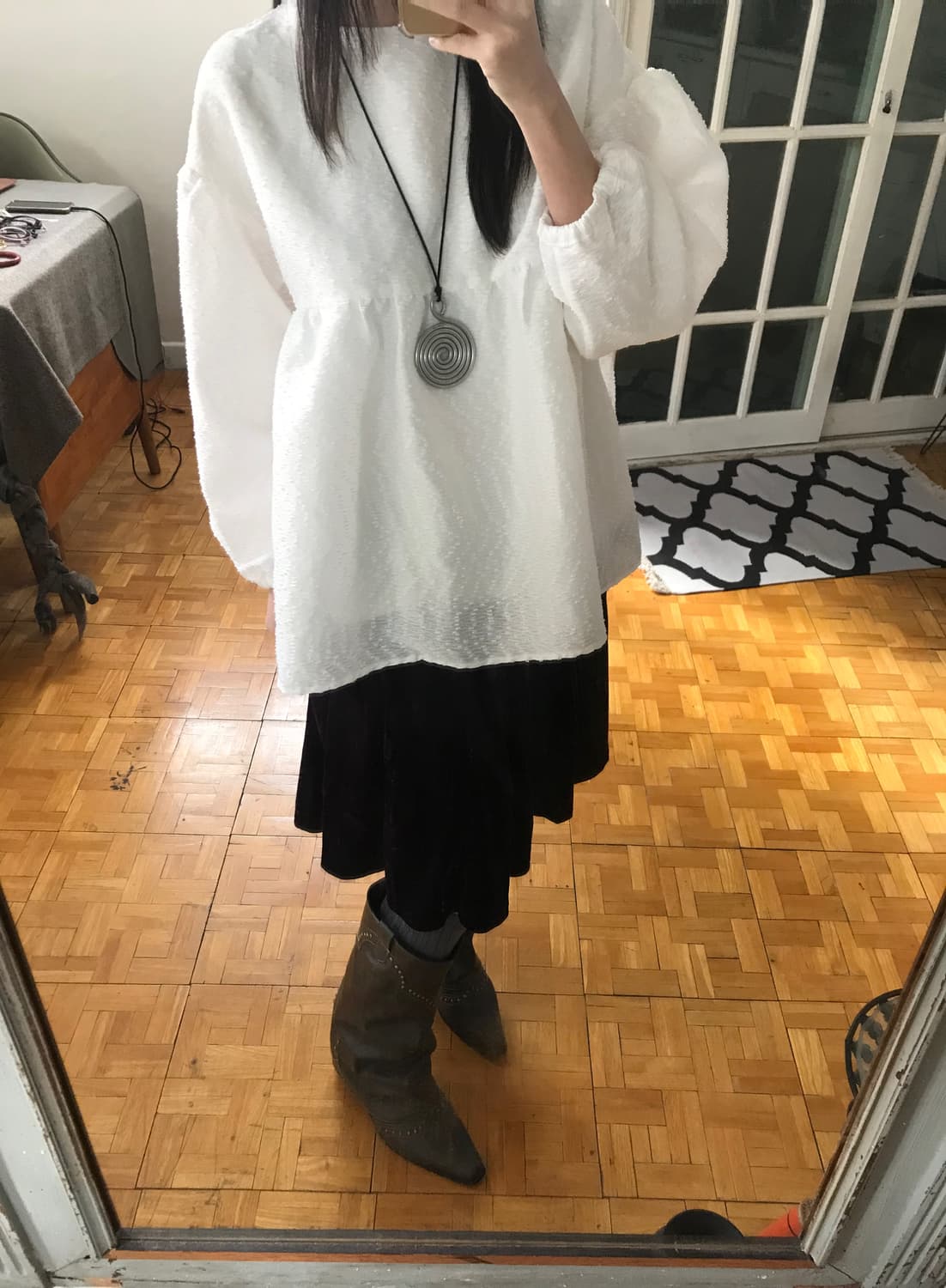 vintage ballon blouse 상품이미지3