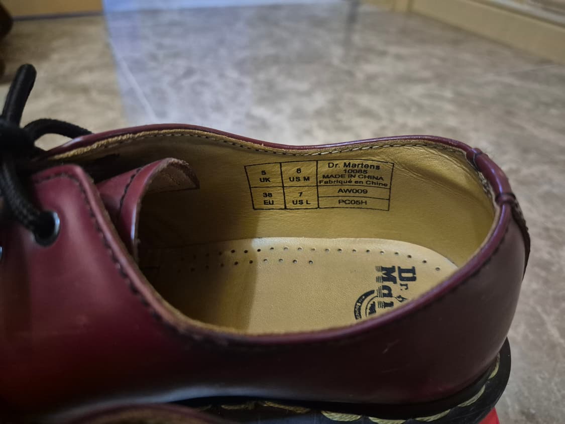 [240] 닥터마틴 1461 체리레드 uk5 상품이미지4