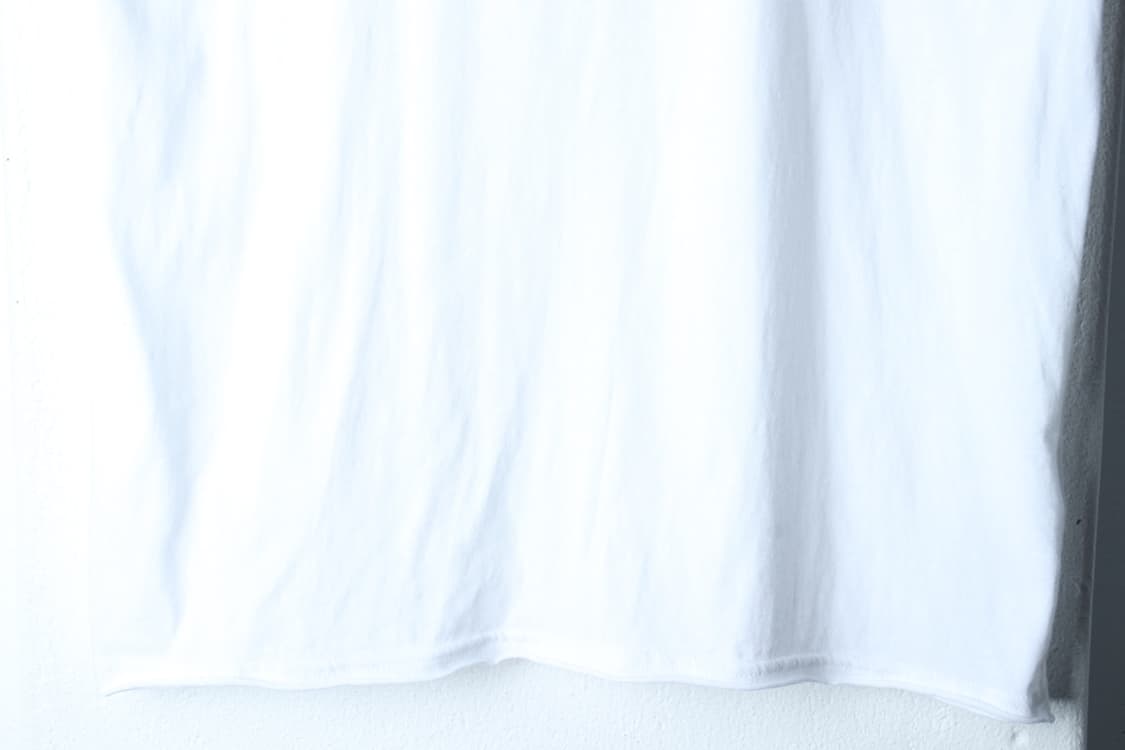 W(F) 보헤미안 서울 반팔 티셔츠 와이드넥 화이트 무지-7B8A 상품이미지4