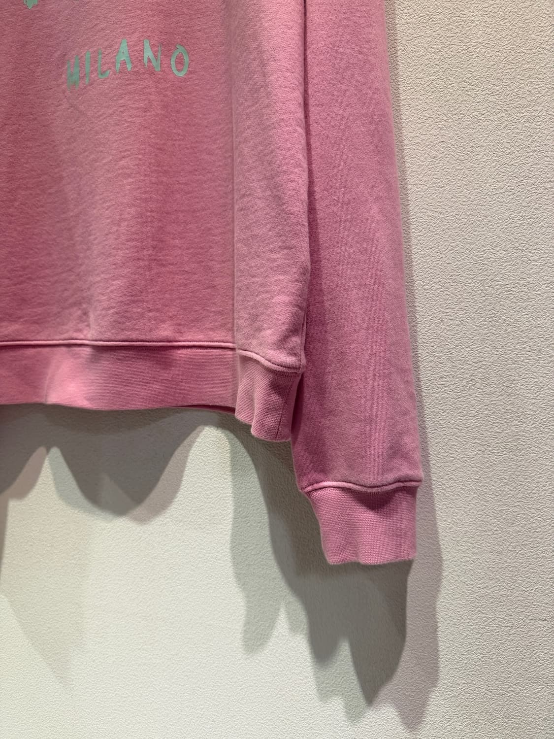 MSGM Pink Logo Sweatshirt(Made In Italy) 상품이미지4