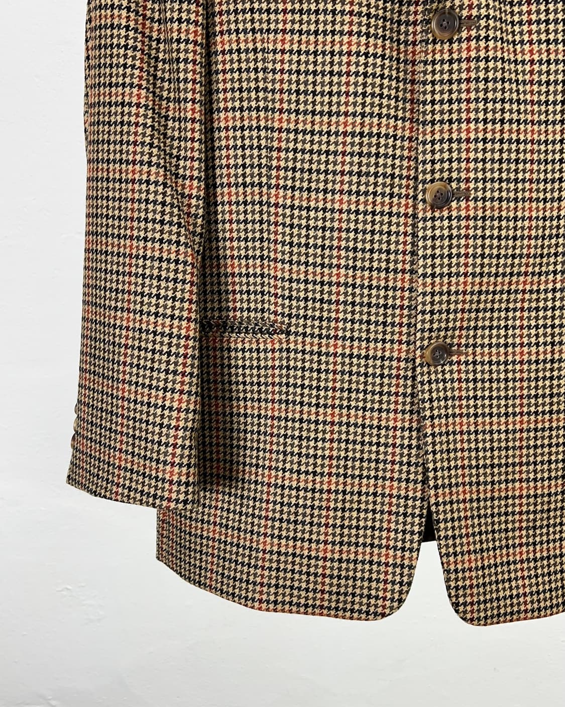 버버리 클래식 하운드 체크 3b 울 블레이저 상품이미지4