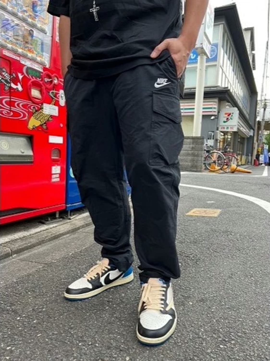 나이키 우븐 카고 팬츠 블랙 상품이미지6