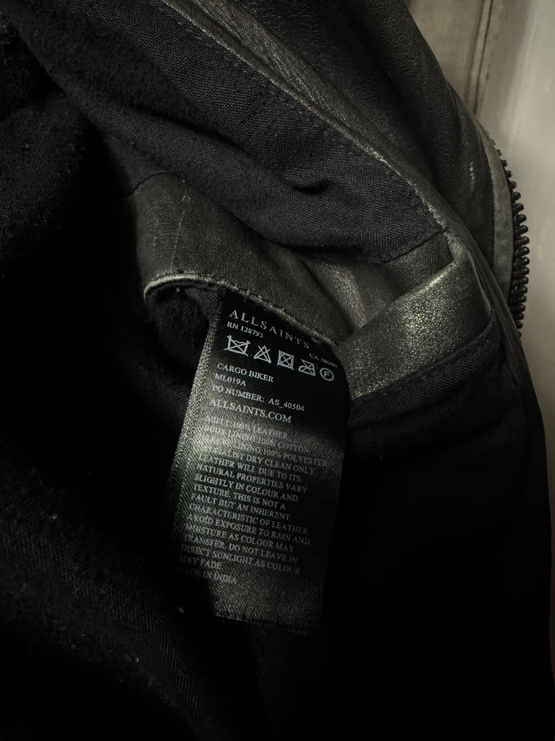 AllSaints  Leather Jacket    상품이미지10