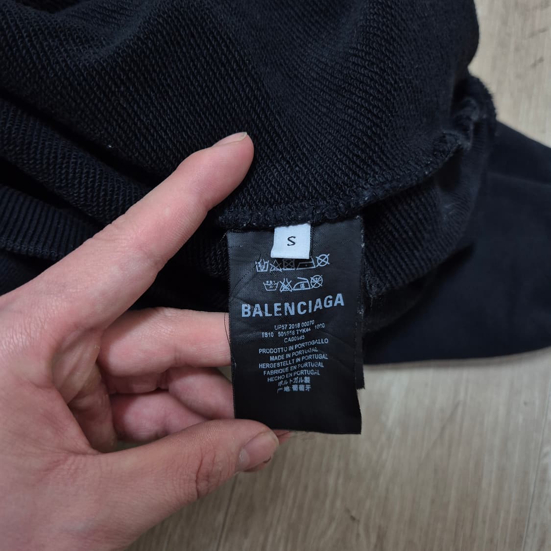 발렌시아가 월계수 로고 오버핏 후드티 S(90) 상품이미지6