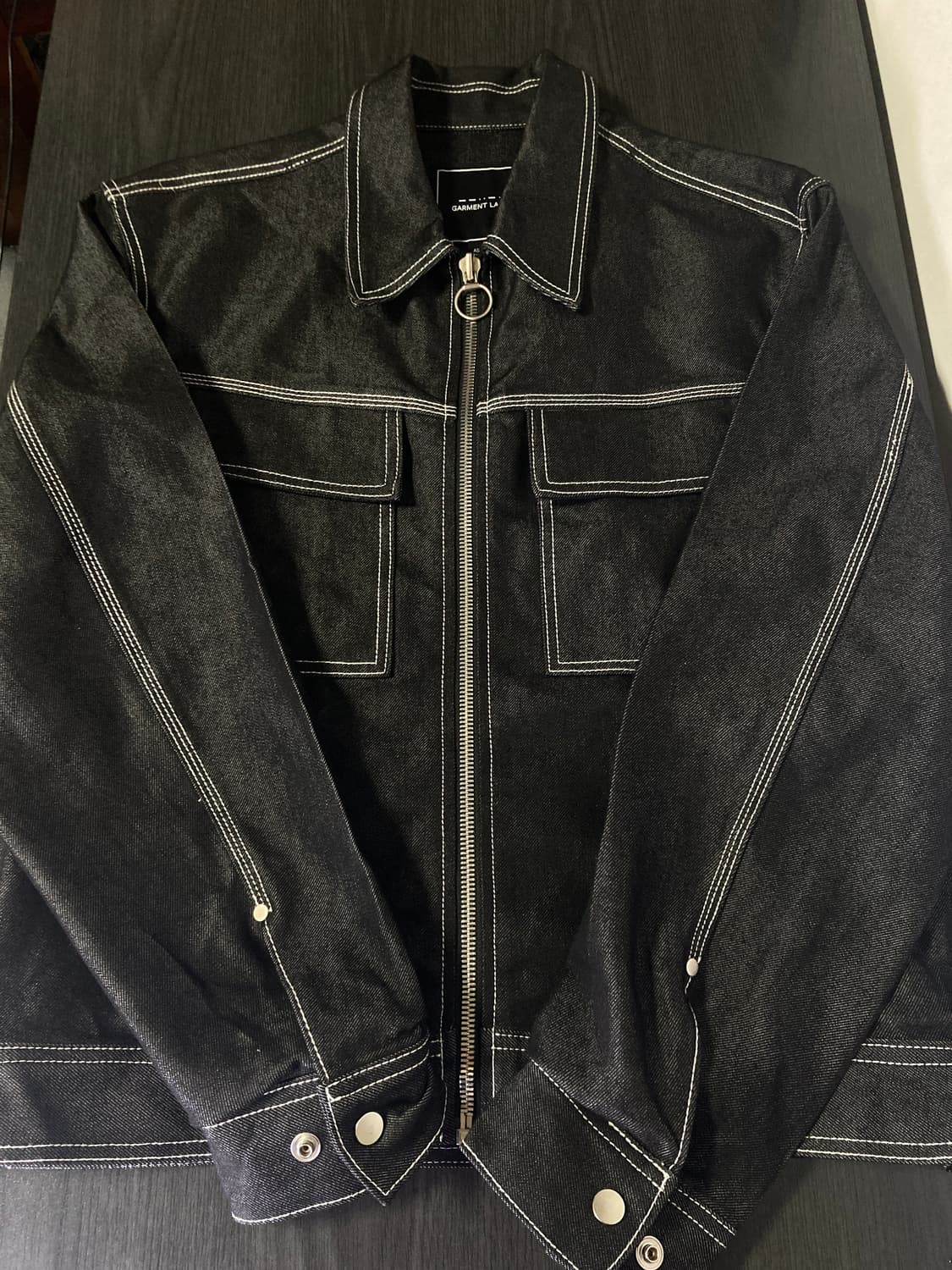 가먼트 레이블 데님 셋업 상품이미지2