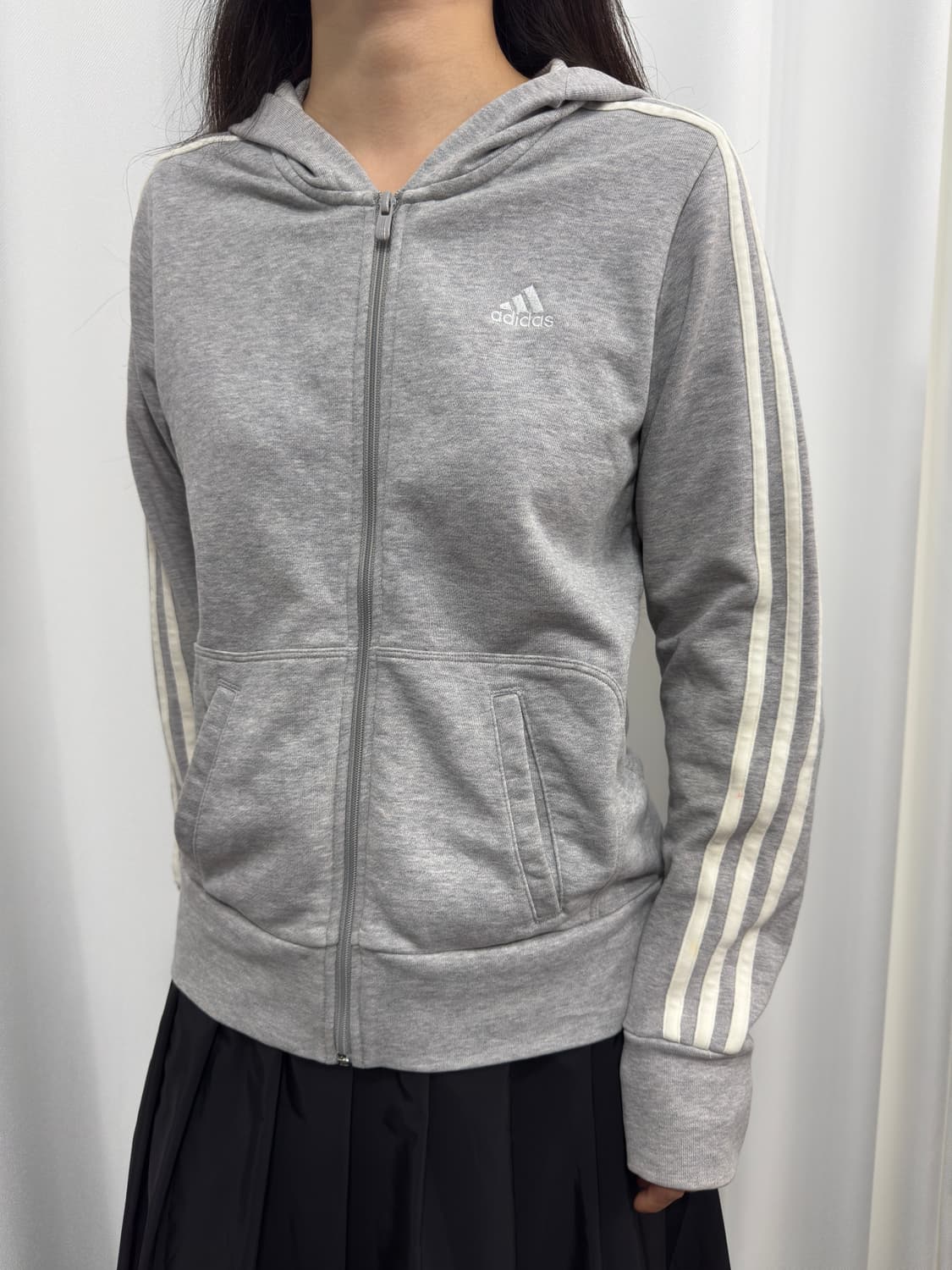 adidas gray line hood zipup 상품이미지2