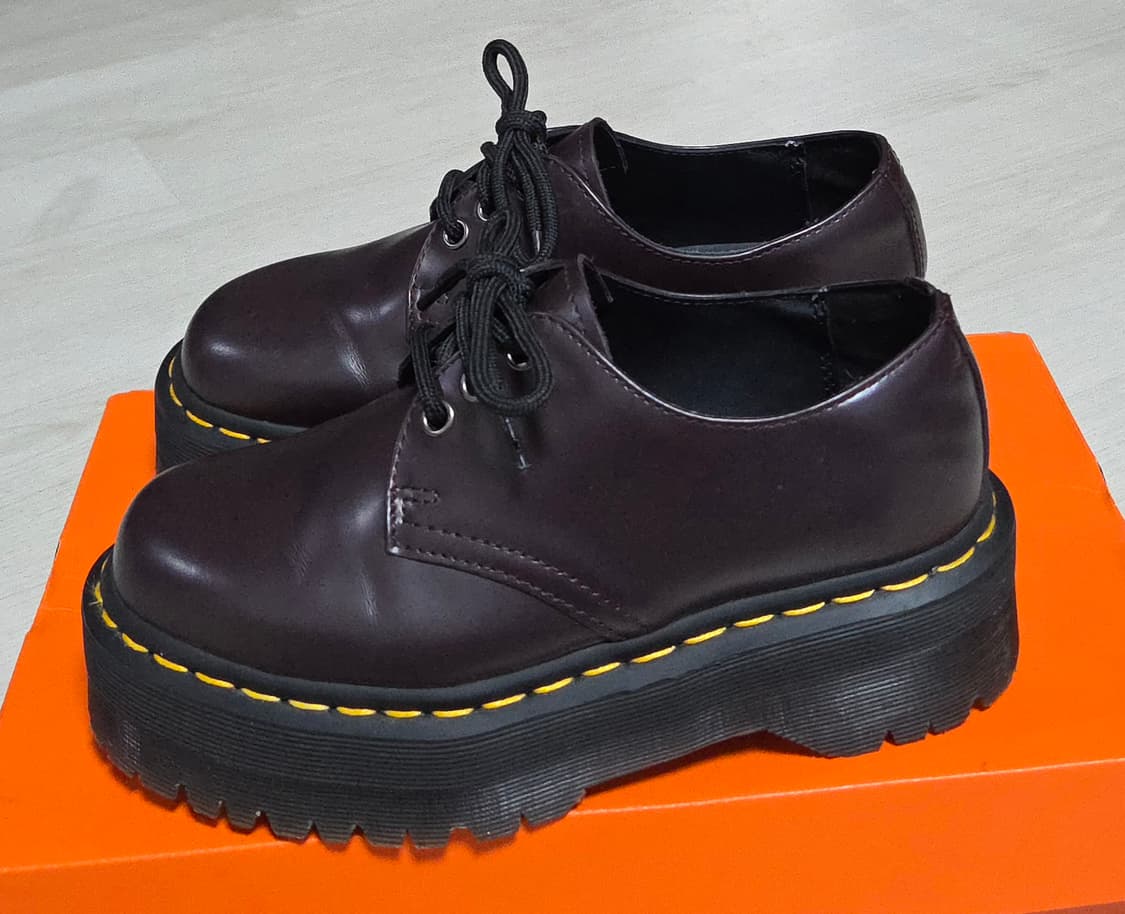 닥터마틴 1461 쿼드 버건디 상품이미지2