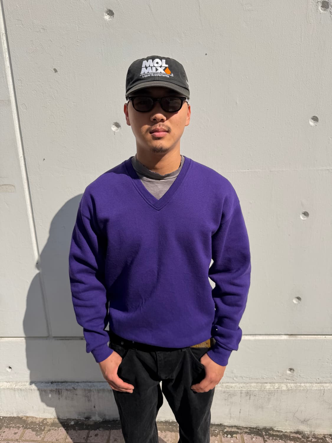 Lee V- neck sweat shirts 상품이미지4