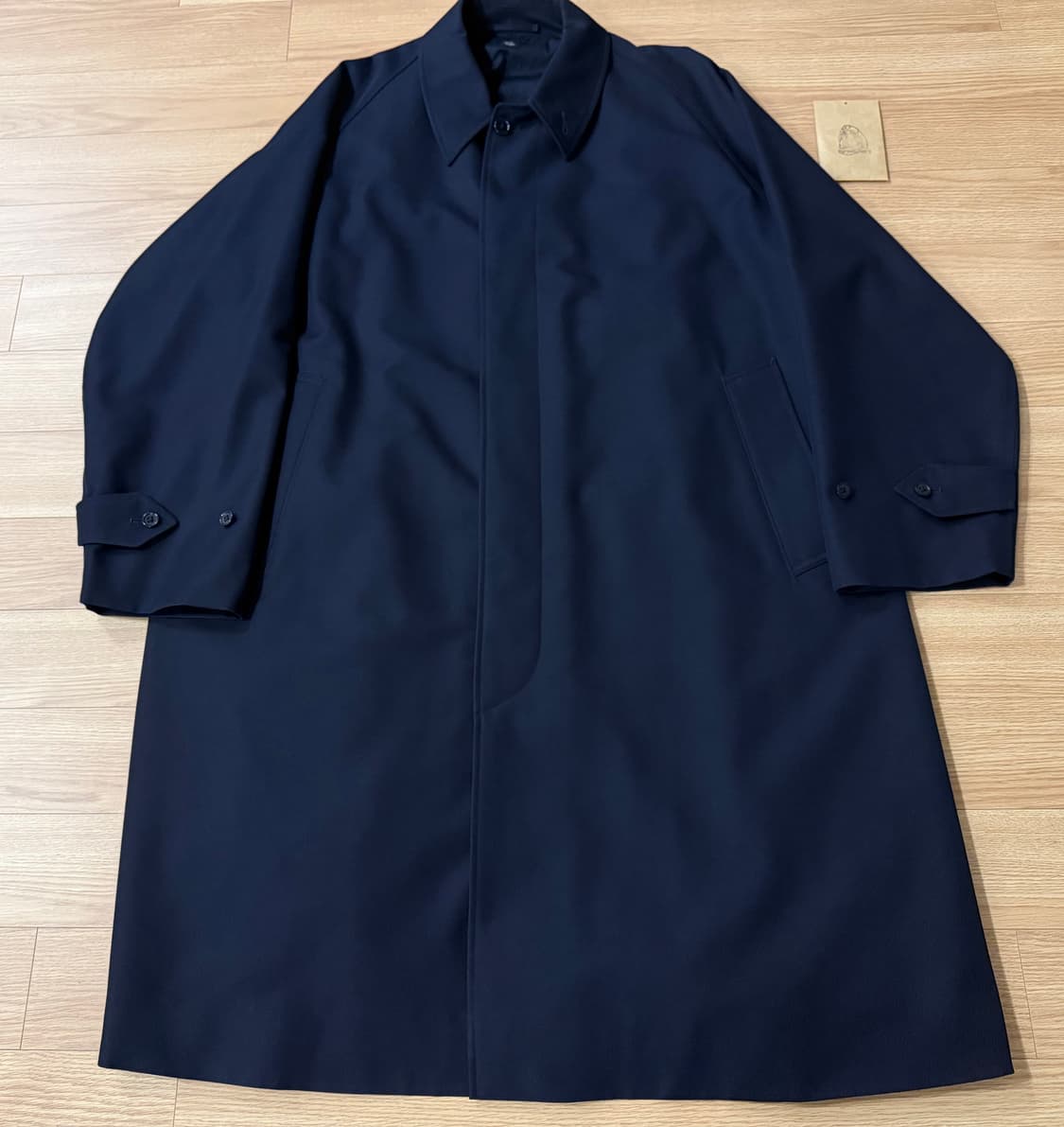 21FW 캡틴 선샤인 워커 코트 네이비 38 상품이미지2