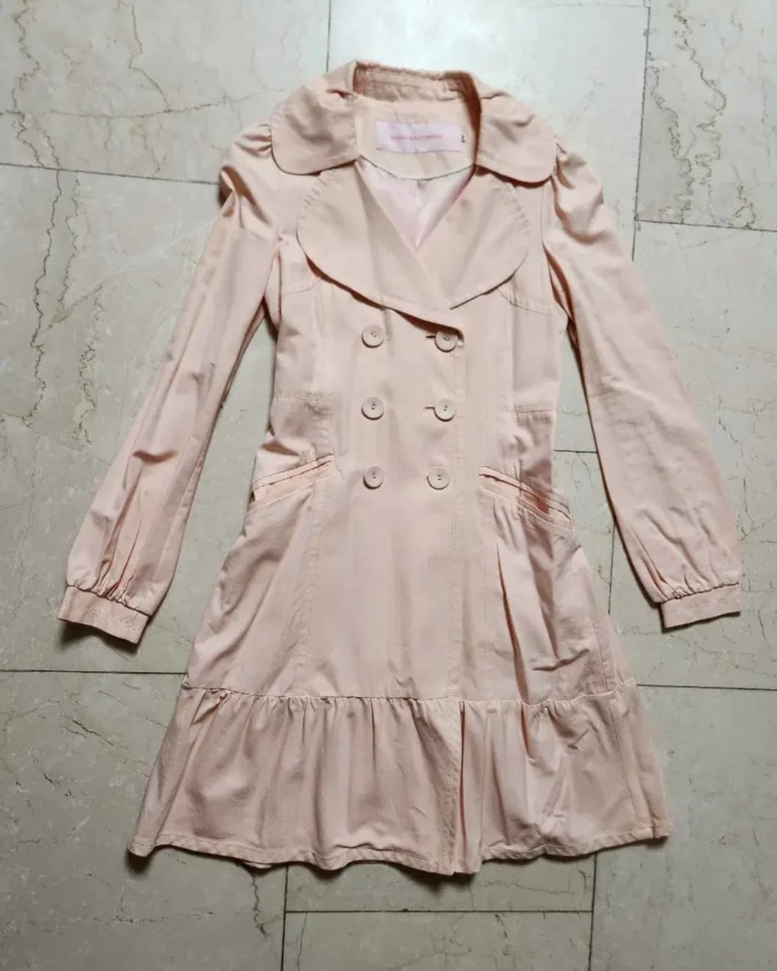 맥긴 mcginn knightsbridge 양산형 딸기우유 바바리 코트 상품이미지1